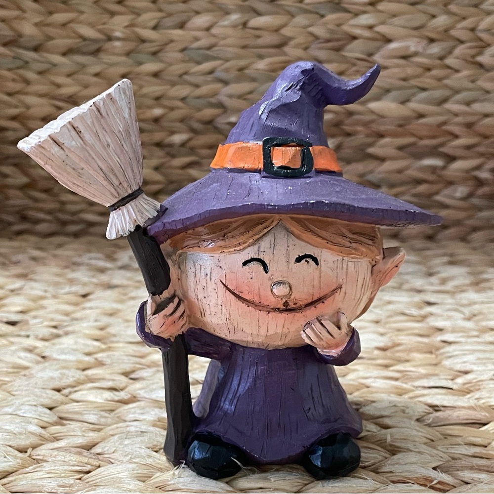 Martha Stewart Halloween Witch Figure‎  Vintage Inspired 5”